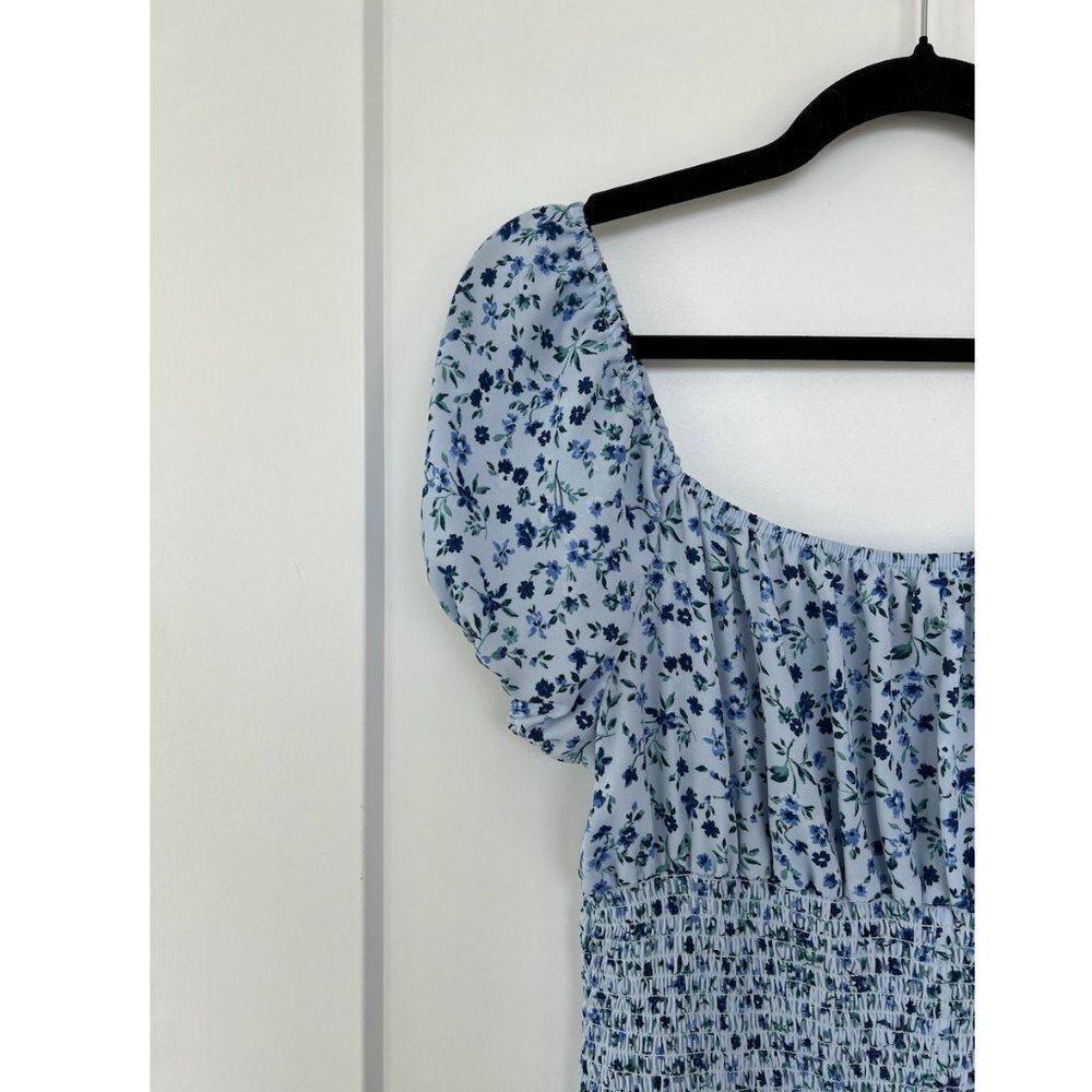 light blue floral dress - Picture 6 of 10